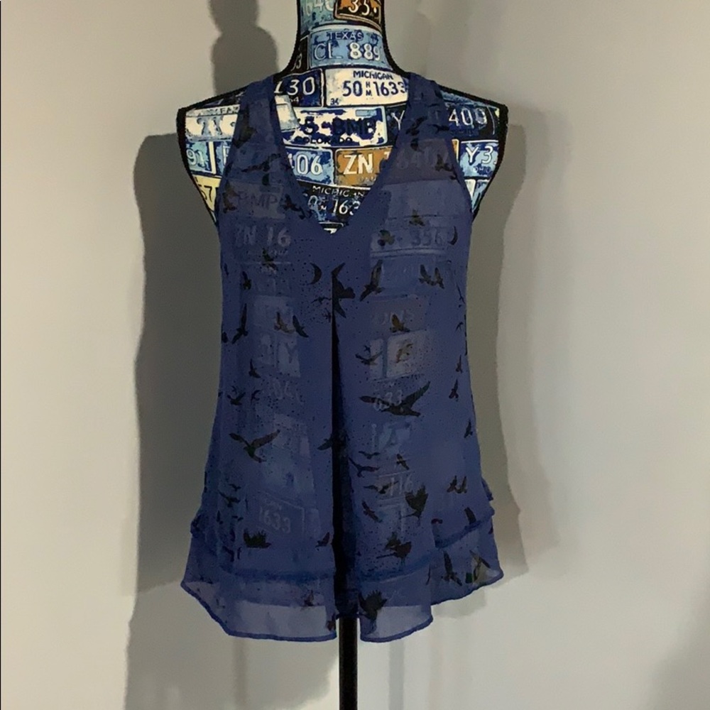 Denim Lab Sheer Tank